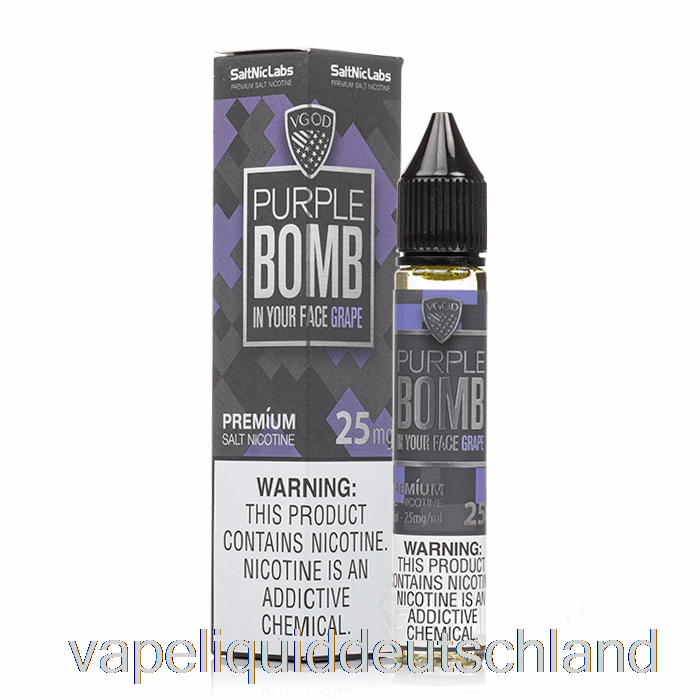 Purple Bomb - Vgod Salts - 30 Ml 25 Mg Vape Deutschland